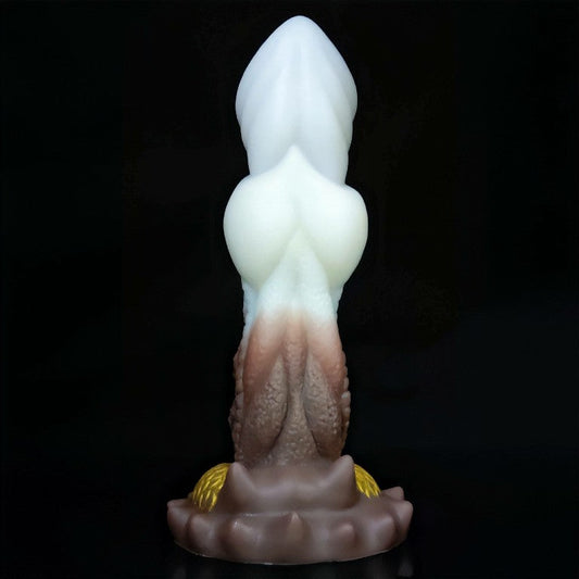 MONSTER DILDO KNOTTED SILICONE 7 INCH