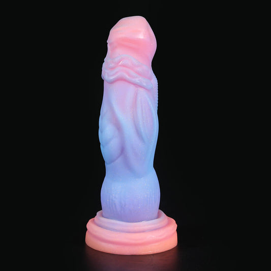 KNOTTED DILDO MONSTER 8 INCH GLOW IN THE DARK