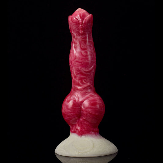 a pink dog dildo