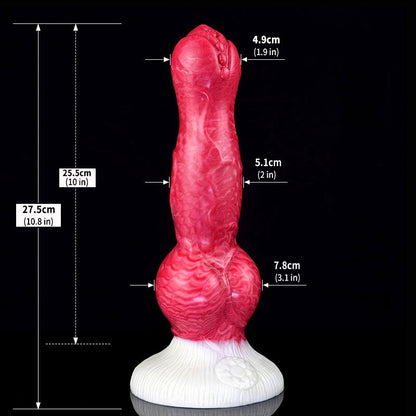 a pink animal dildo