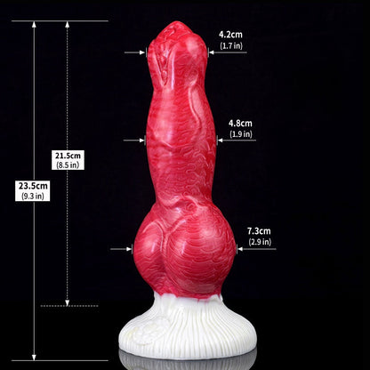 a pink animal dildo