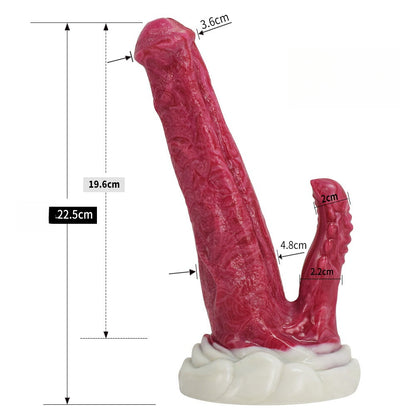 a pink dragon dildo