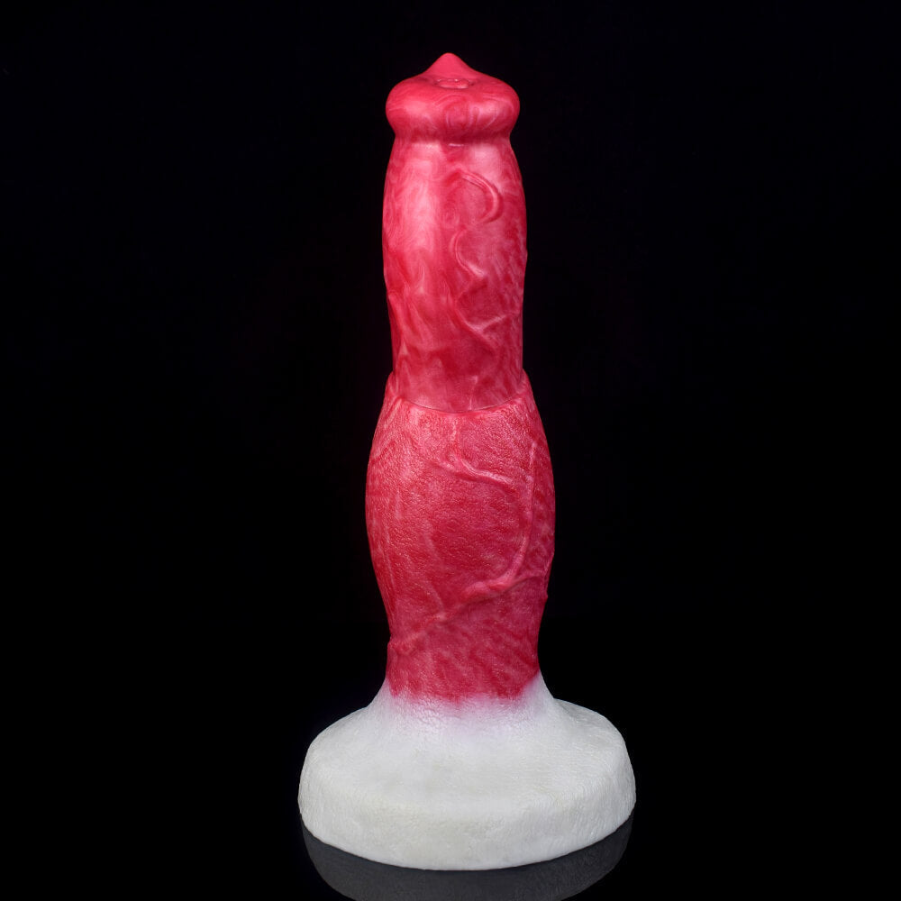 a pink dog dildo