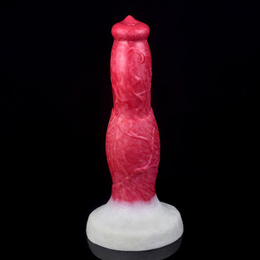 a pink dog dildo