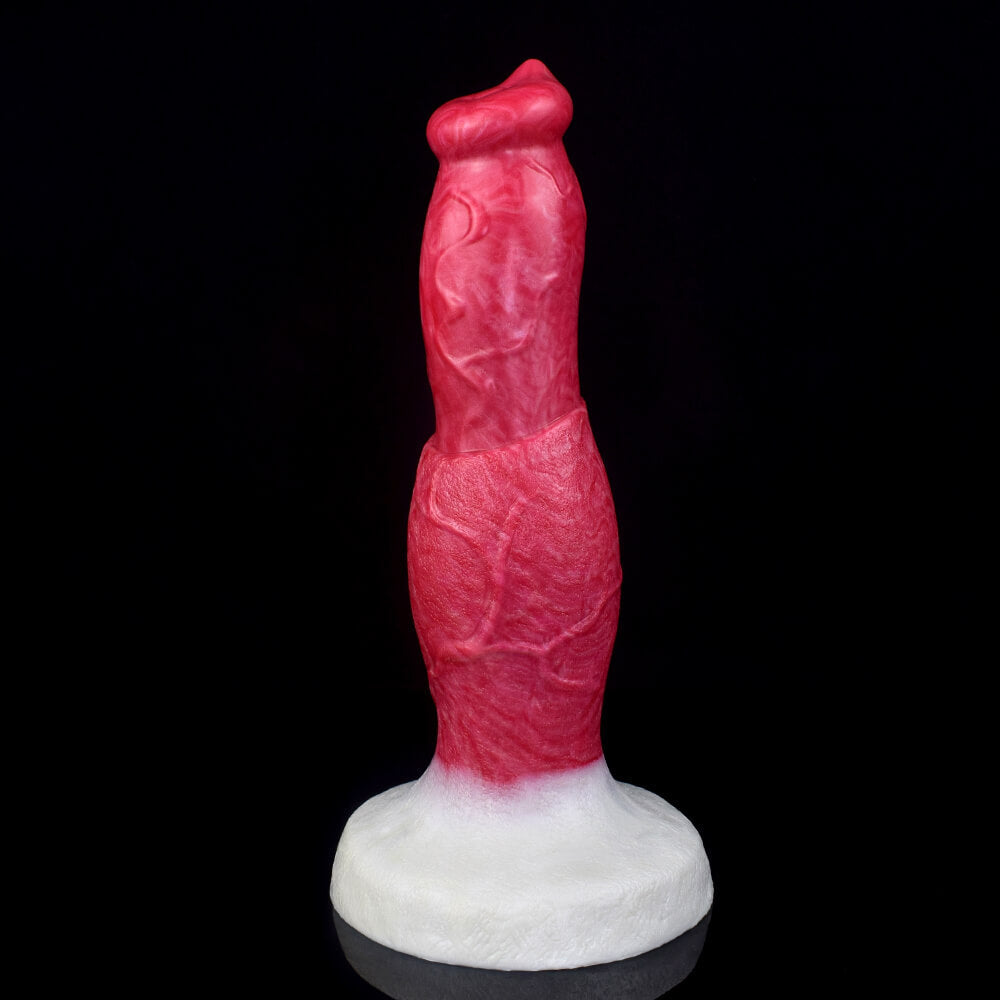 a pink dog dildo