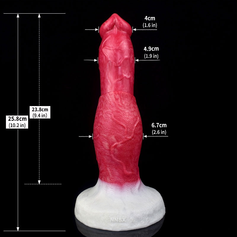 a pink dog dildo