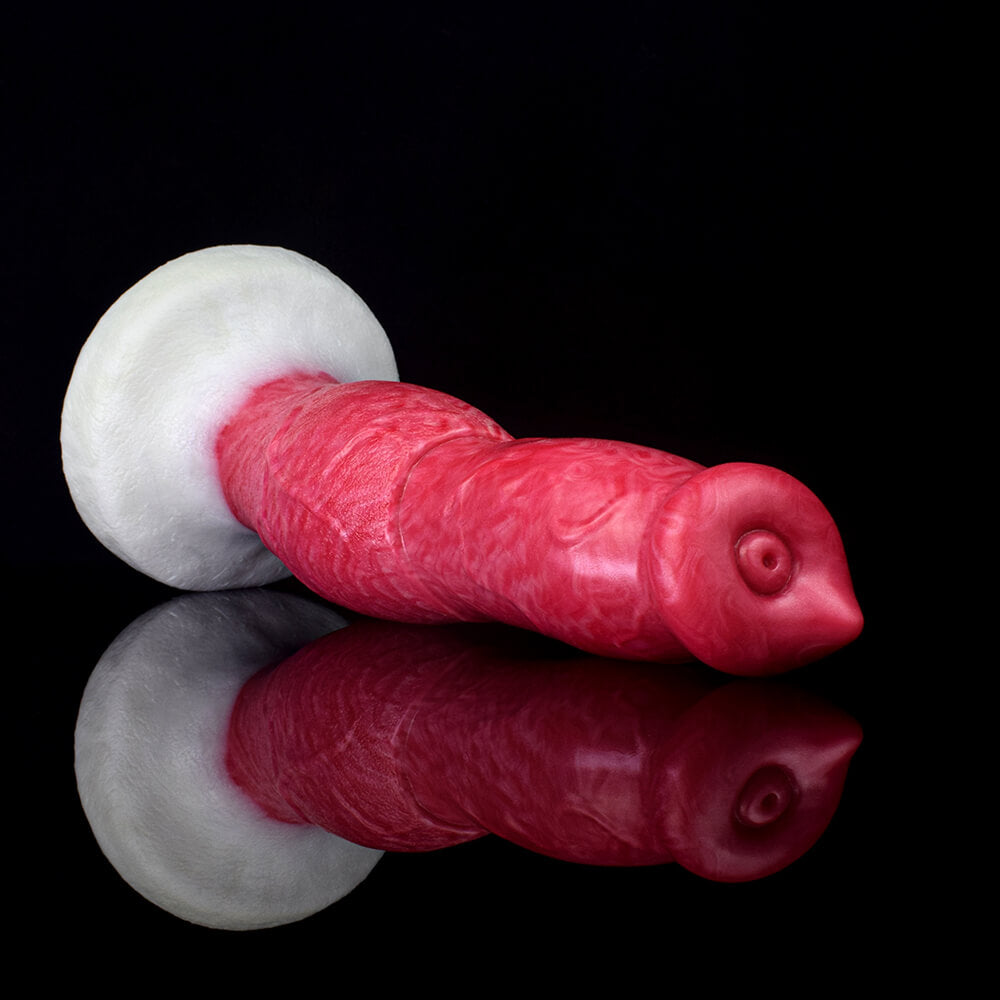 a pink dog dildo