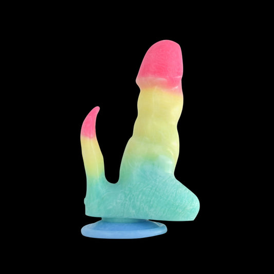 a colorful tentacle dildo