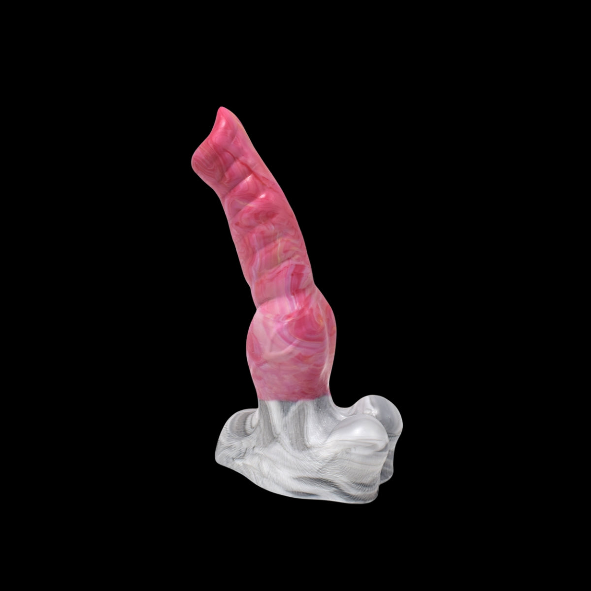 DILDO VIBRANT POUR CHIEN EN SILICONE 10 POUCES ROSE