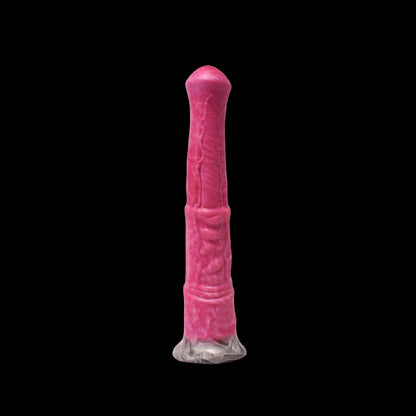 Gode ​​géant en silicone pour cheval de 11 pouces, rose