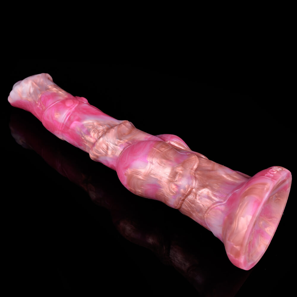 GIANT DILDO DOG SILICONE 12 INCH PINK
