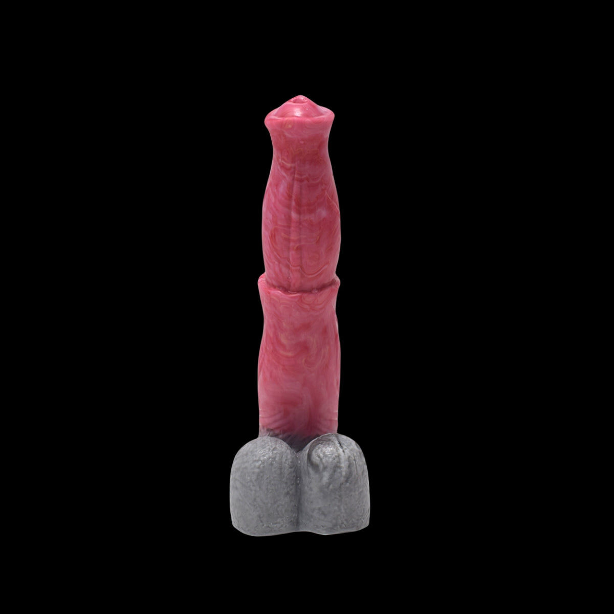 HORSE DILDO FANTASY VIBRANT SILICONE 9 POUCES ROSE