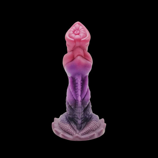 DILDO NOUÉ MONSTRE SILICONE 8 POUCES FANTASY